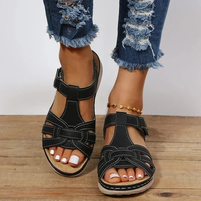 Alice | Women's Orthopedic Sandals - Color:Black;Size:35