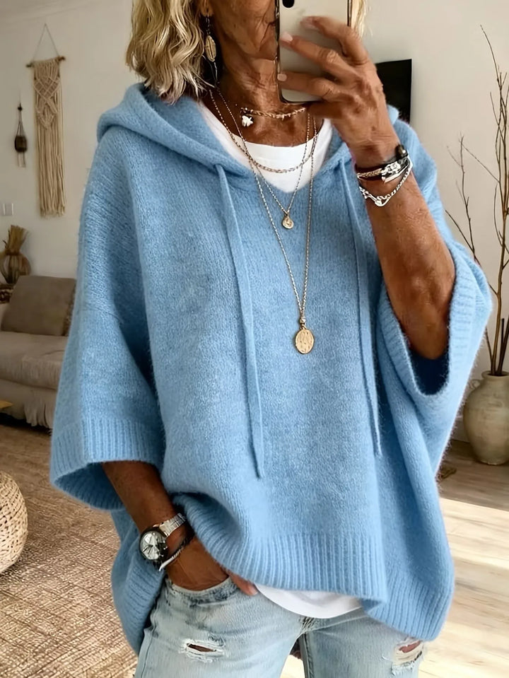 Alice | Women's Soft Knit Sweater - Size:XS;Color:Sky Blue
