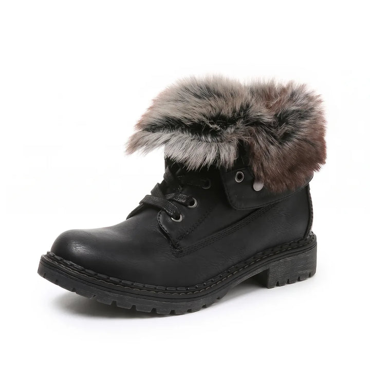 Women's Black Archibald Lace-Up Ankle Boots