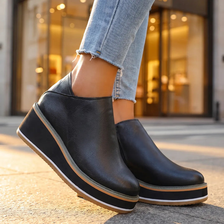 Women's Black Aliza | Women's Orthopedic Non-Slip Ankle Boots -No match