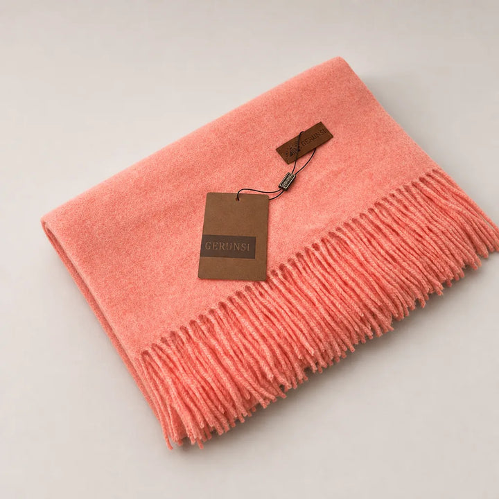 Alma | Woven Winter Scarf - Color:Pink