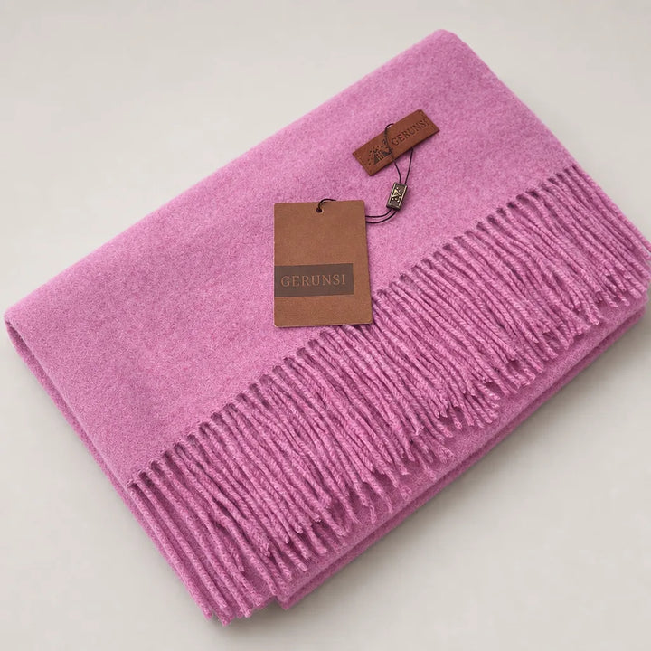 Alma | Woven Winter Scarf - Color:Purple