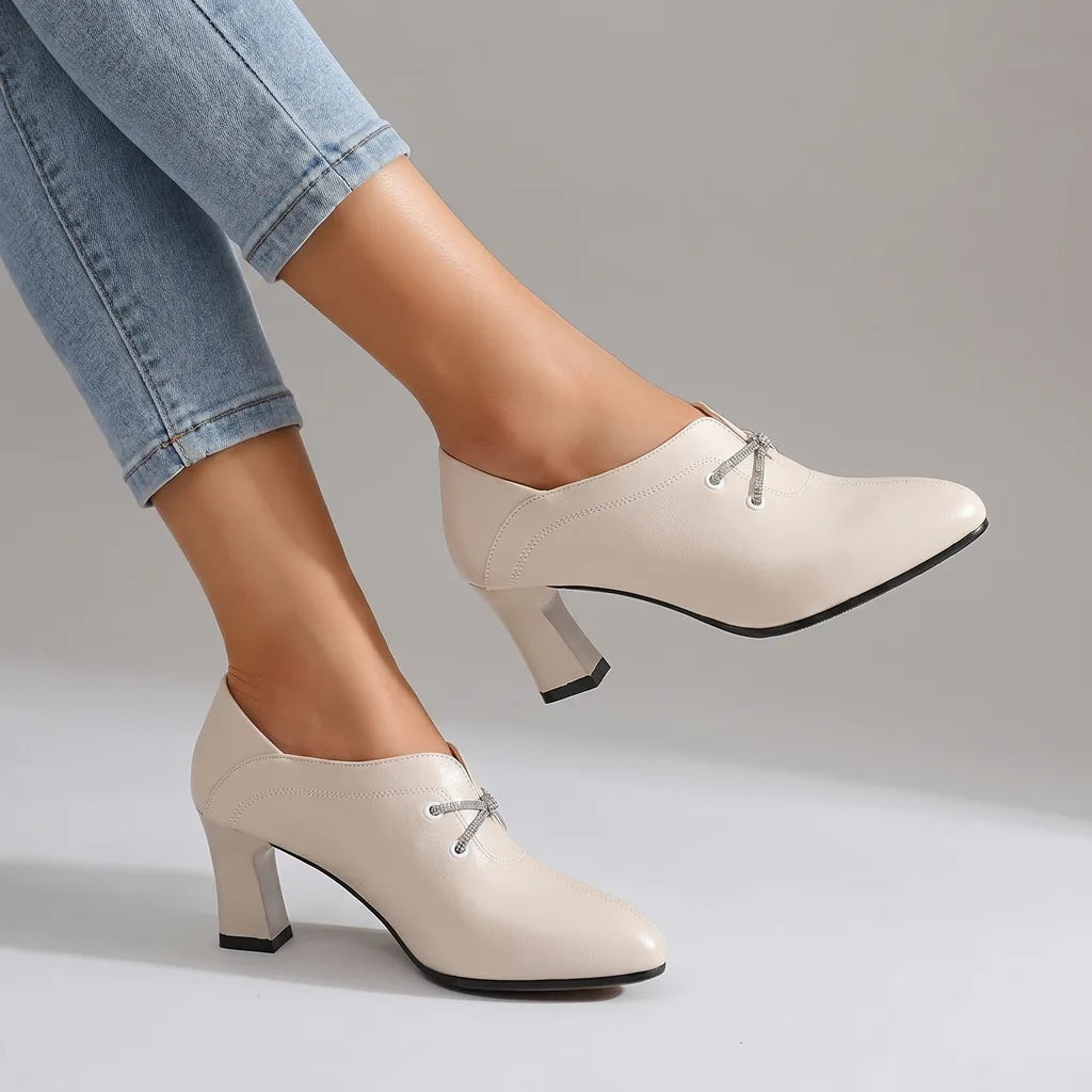 Alyssa Pumps - Color:Beige;Size:35