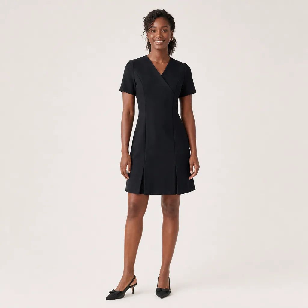 Amaya Work Dress - Color:Black;Size:XS