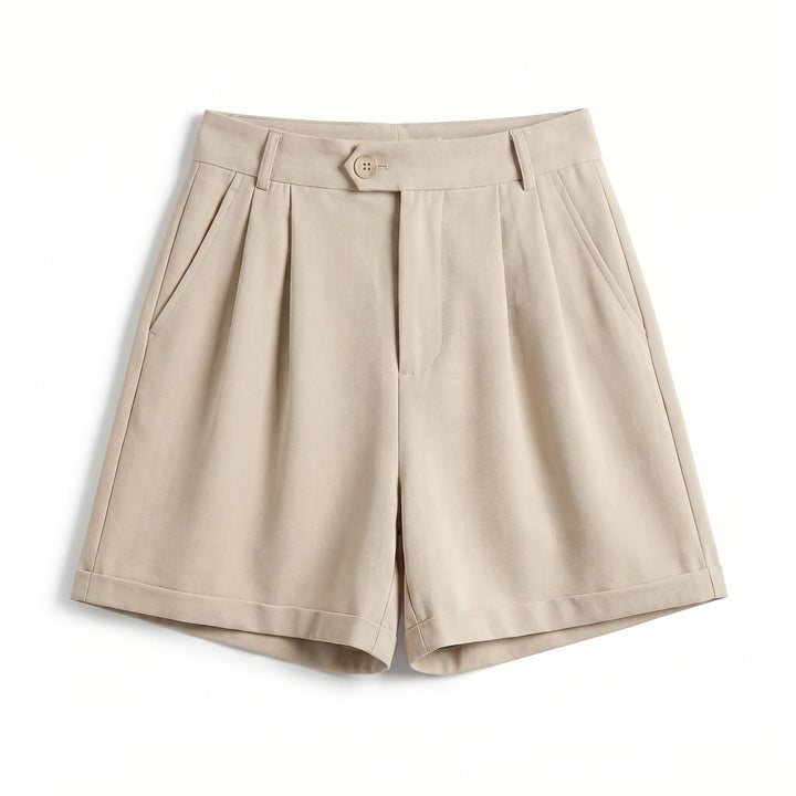Angel Wide-Leg Shorts - Color:Apricot;Size:XS