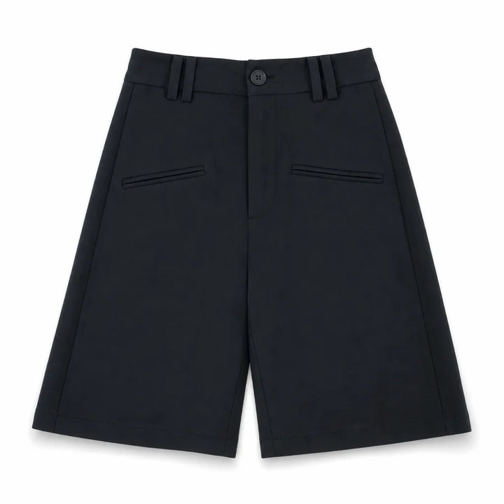 Women's Black Strickland High-Waist Shorts