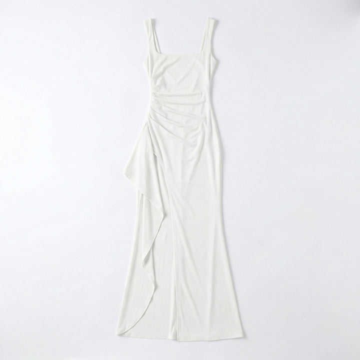 Arabella Backless Maxi - Color:White;Size:XXS