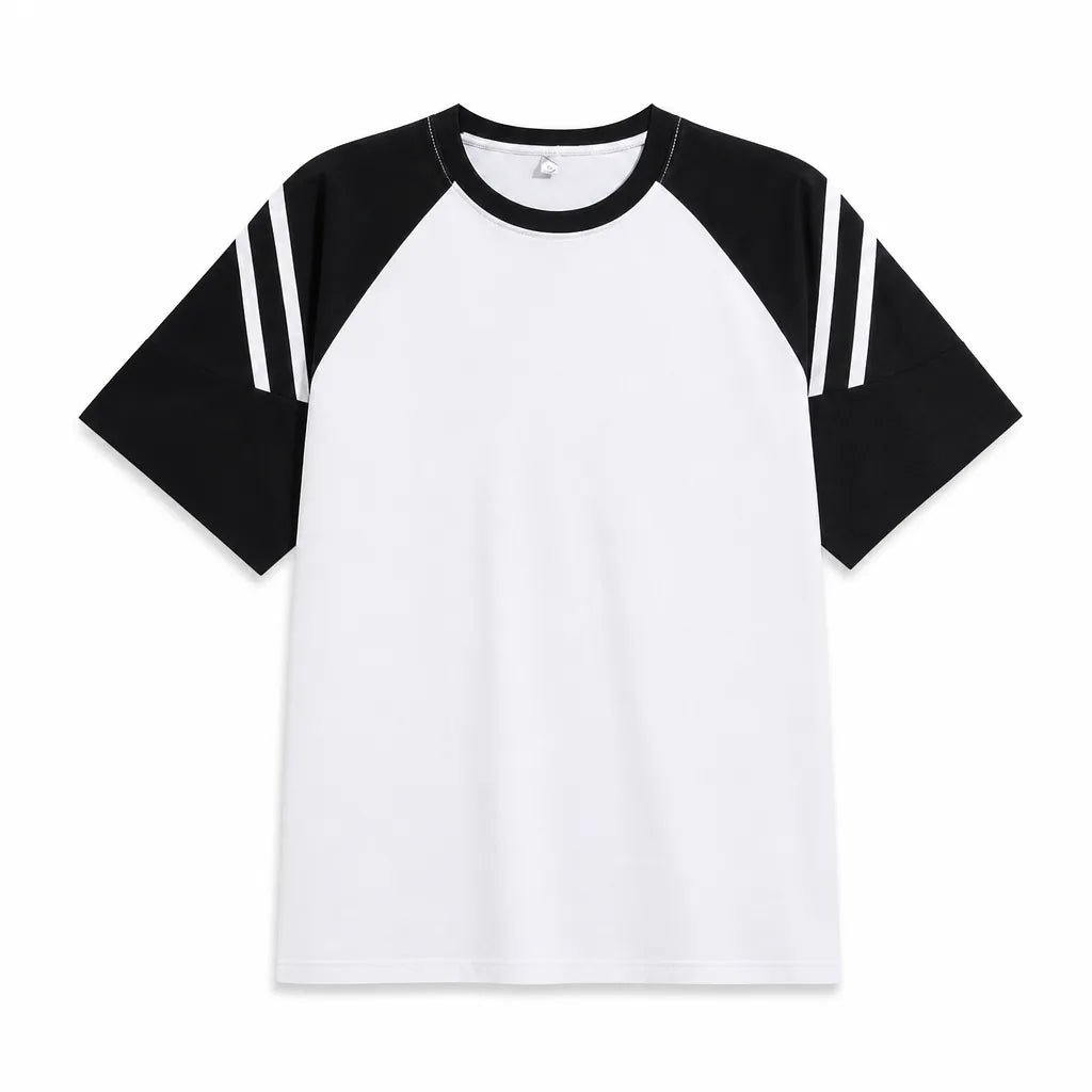 Archie Colorblock Tee - Color:White;Size:S