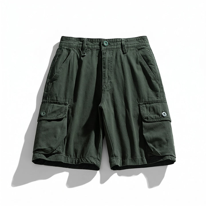 Arnold Cargo Shorts - Color:Army Green;Size:29
