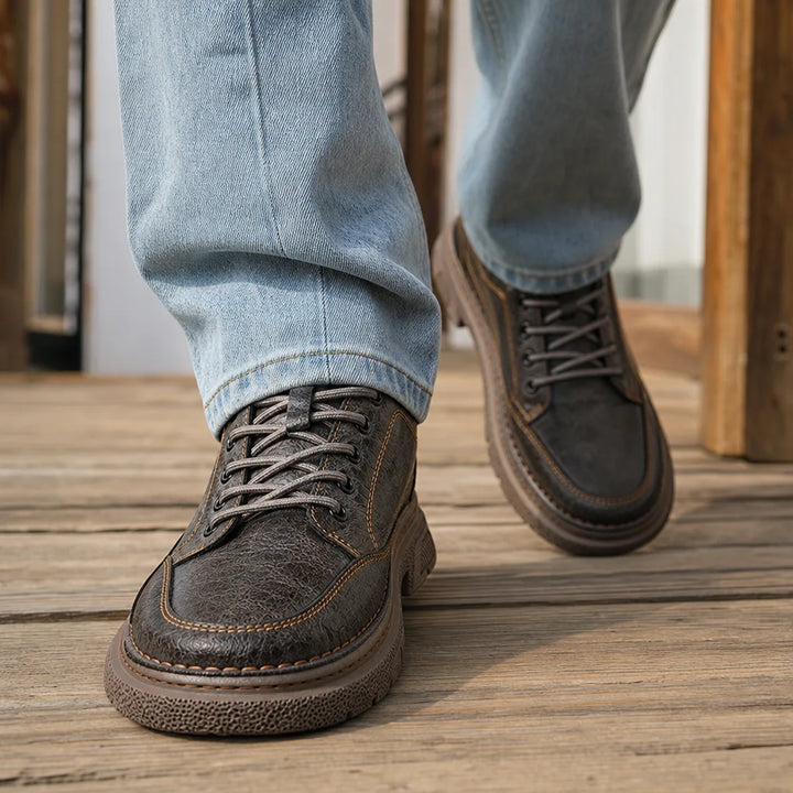 Men's Gray Arthur Low-Cut Boots