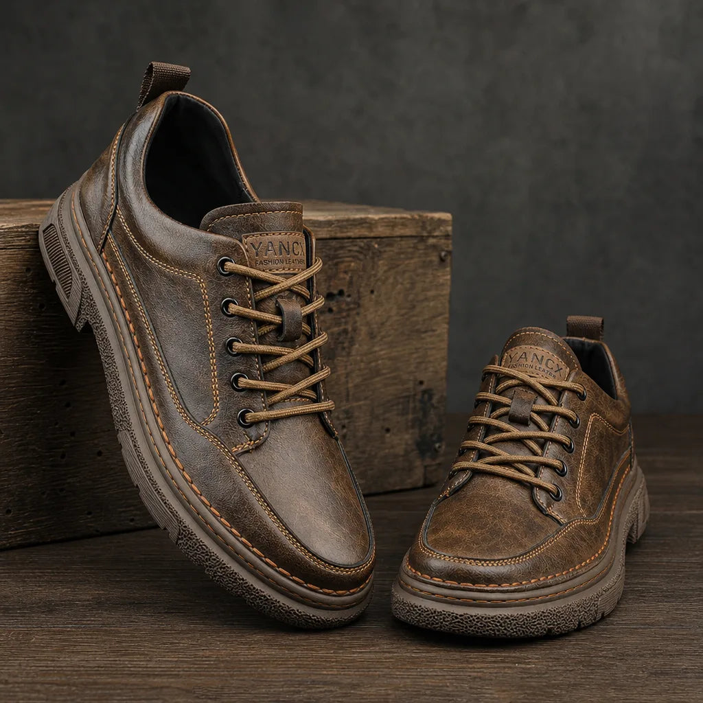 Men's Brown Arthur Low-Cut Boots
