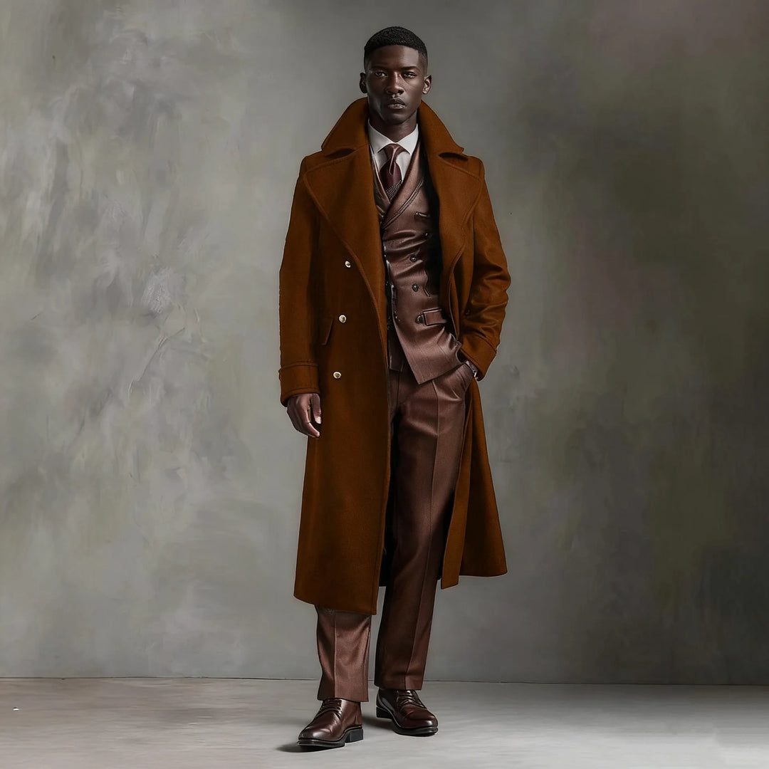 Men's Athony | Men's Tailored Trench Overcoat