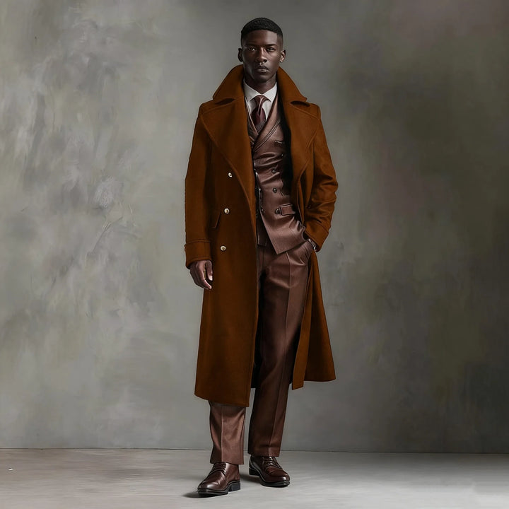 Men's Athony | Men's Tailored Trench Overcoat