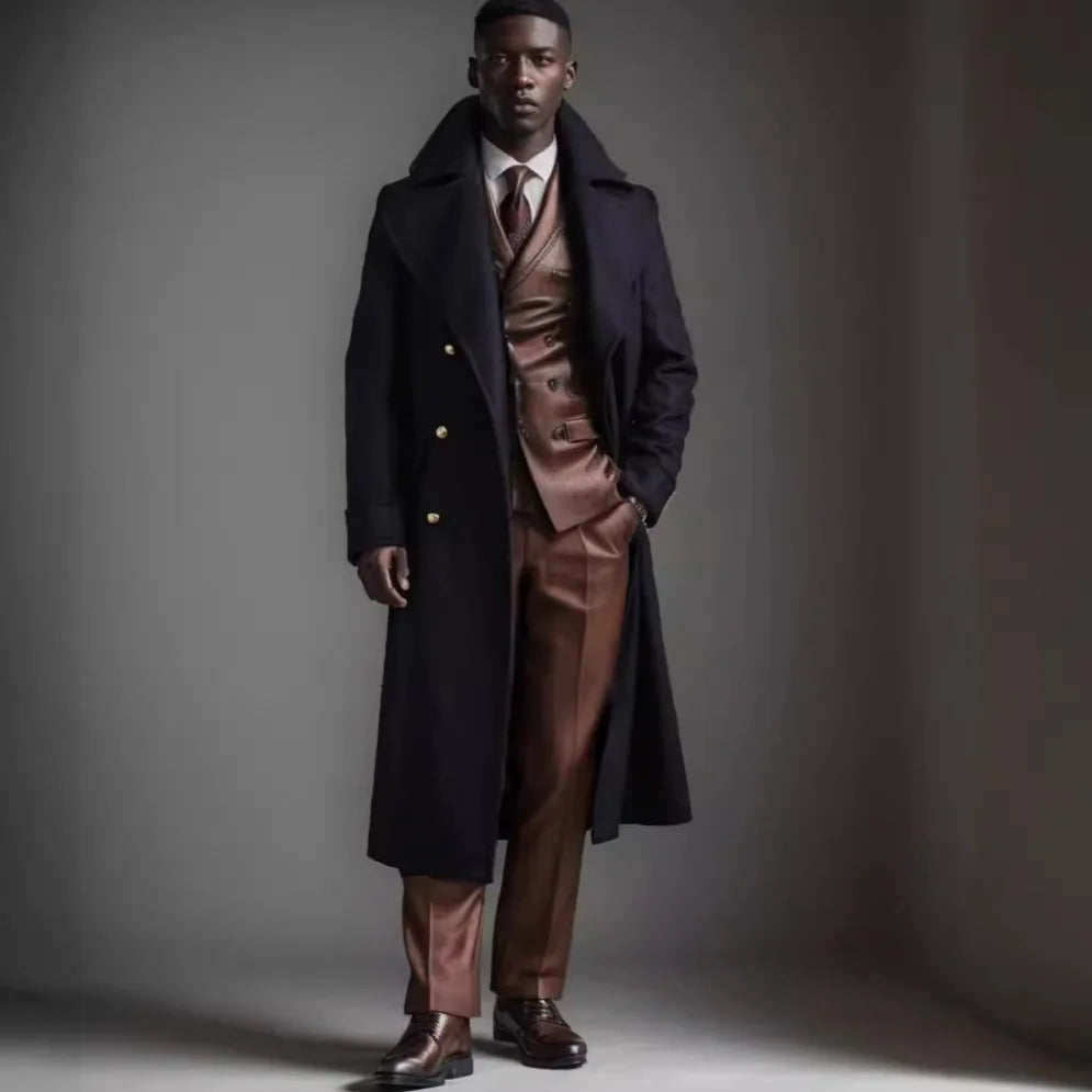 Men's Athony | Men's Tailored Trench Overcoat