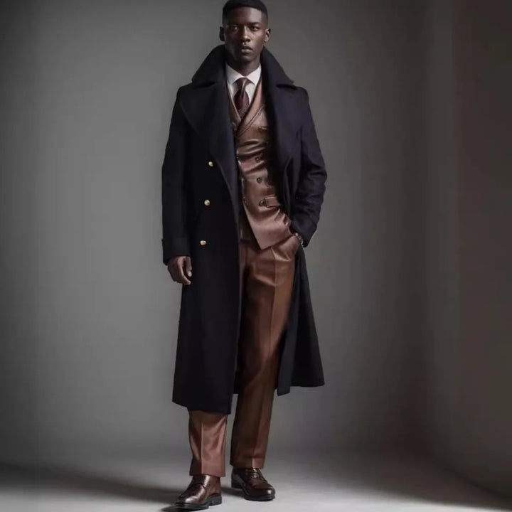 Men's Athony | Men's Tailored Trench Overcoat