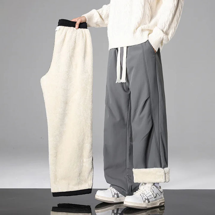 Auden | Men's Cuffed Fleece Pants - Color:Grey;Size:S
