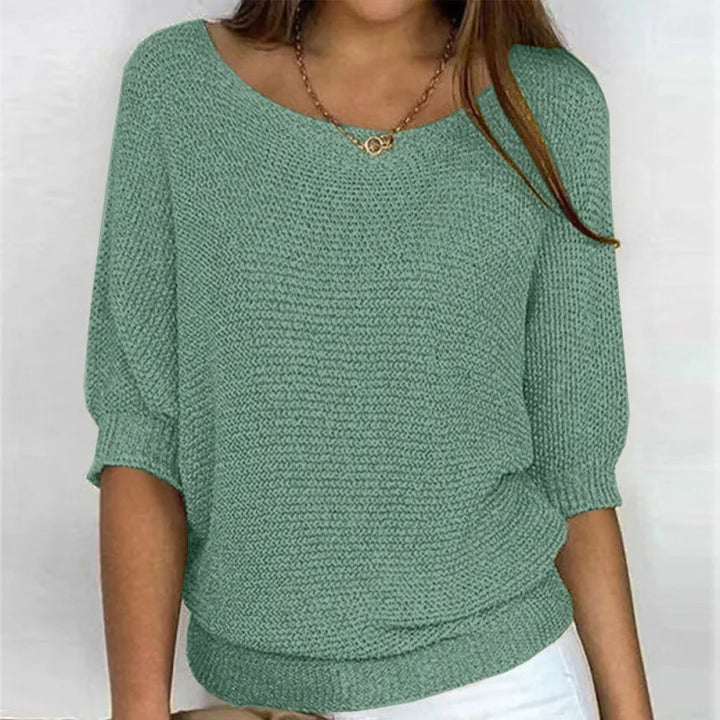 Aurelia | Women's Comfort Knit Sweater - Size:XS;Color:Green