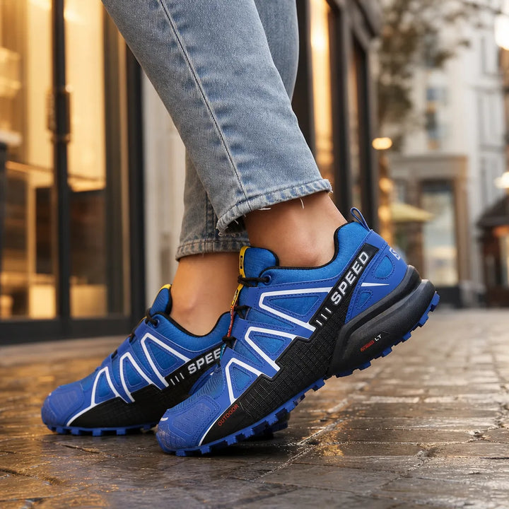 Women's Blue Aurora Trail Running Shoes