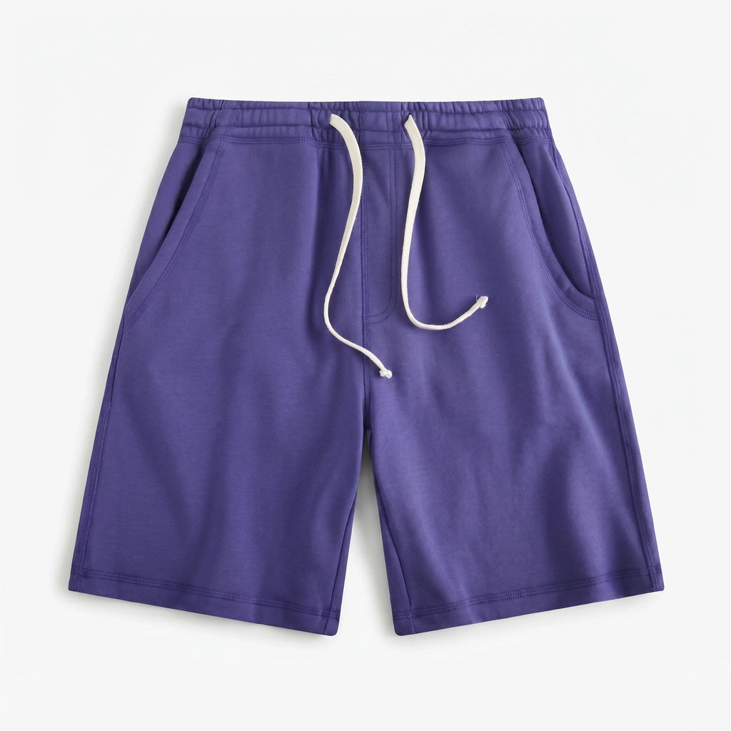 Austin Drawstring Shorts - Color:Purple;Size:S