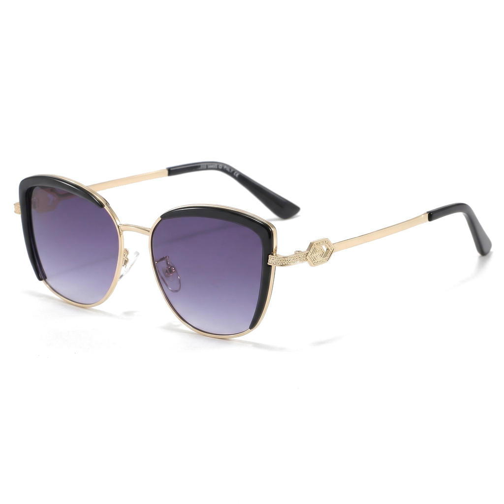 Aveline Butterfly Frame Shades - Color:C3;Size:Branded logo without box