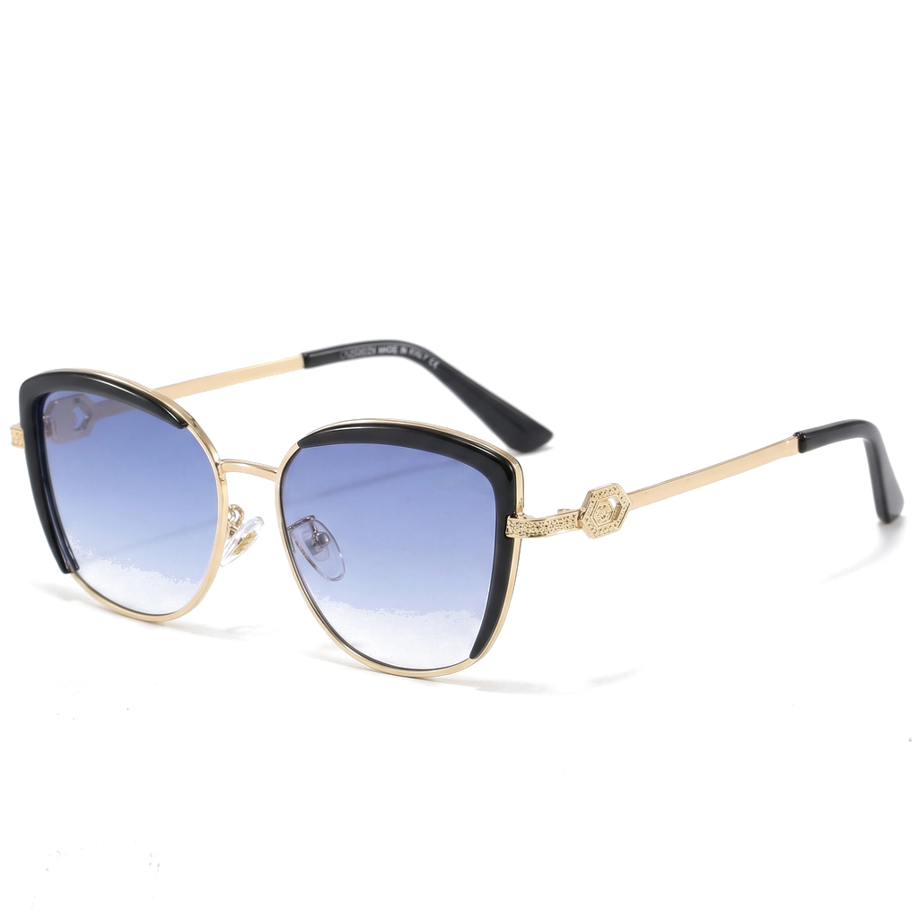 Aveline Butterfly Frame Shades - Color:C4;Size:Branded logo without box