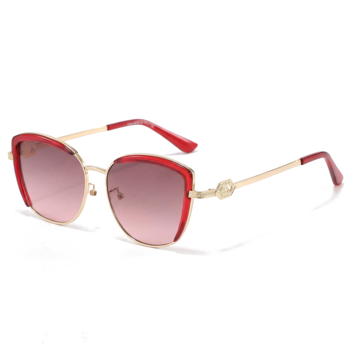 Aveline Butterfly Frame Shades - Color:C5;Size:Branded logo without box