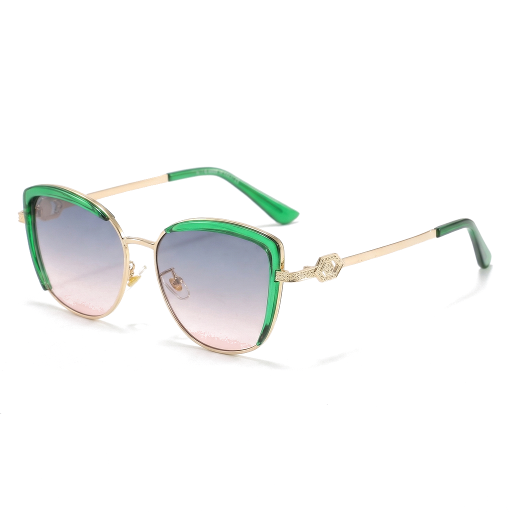 Aveline Butterfly Frame Shades - Color:C6;Size:Branded logo without box