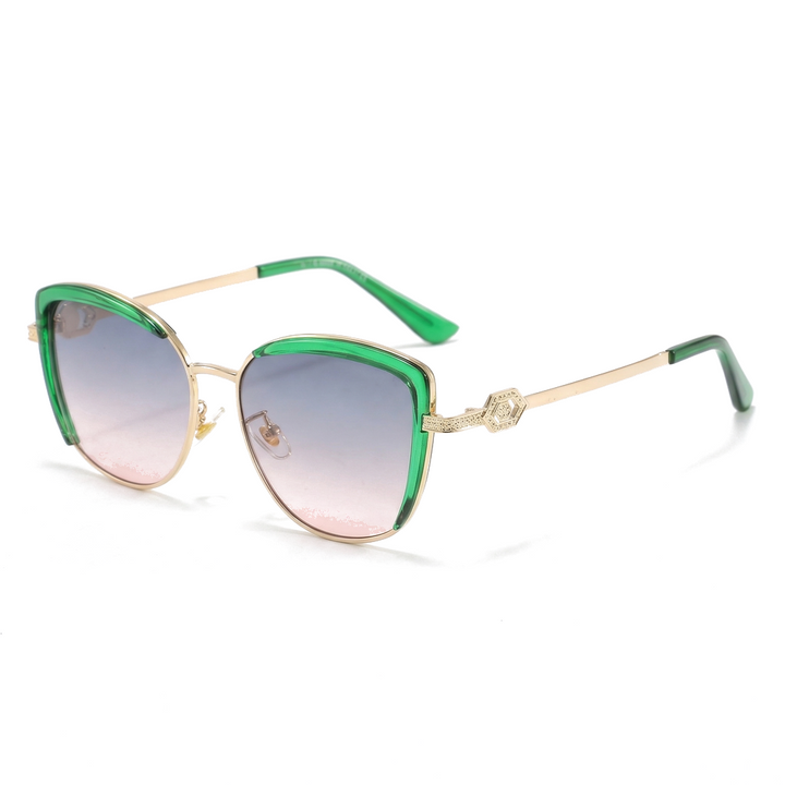 Aveline Butterfly Frame Shades - Color:C6;Size:Branded logo without box