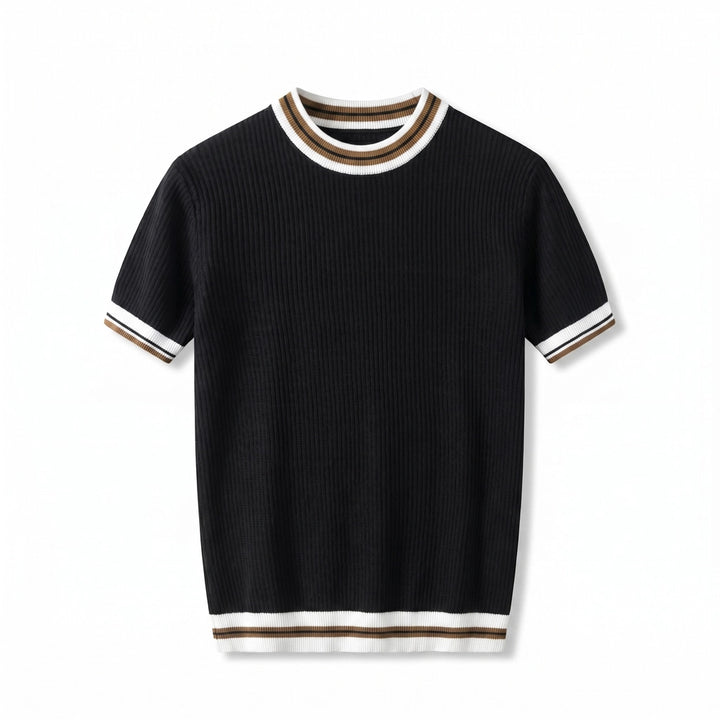 Axel Crew Neck Tee - Color:Black;Size:S
