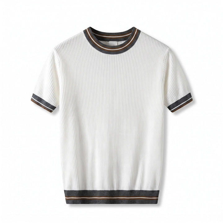 Axel Crew Neck Tee - Color:White;Size:S