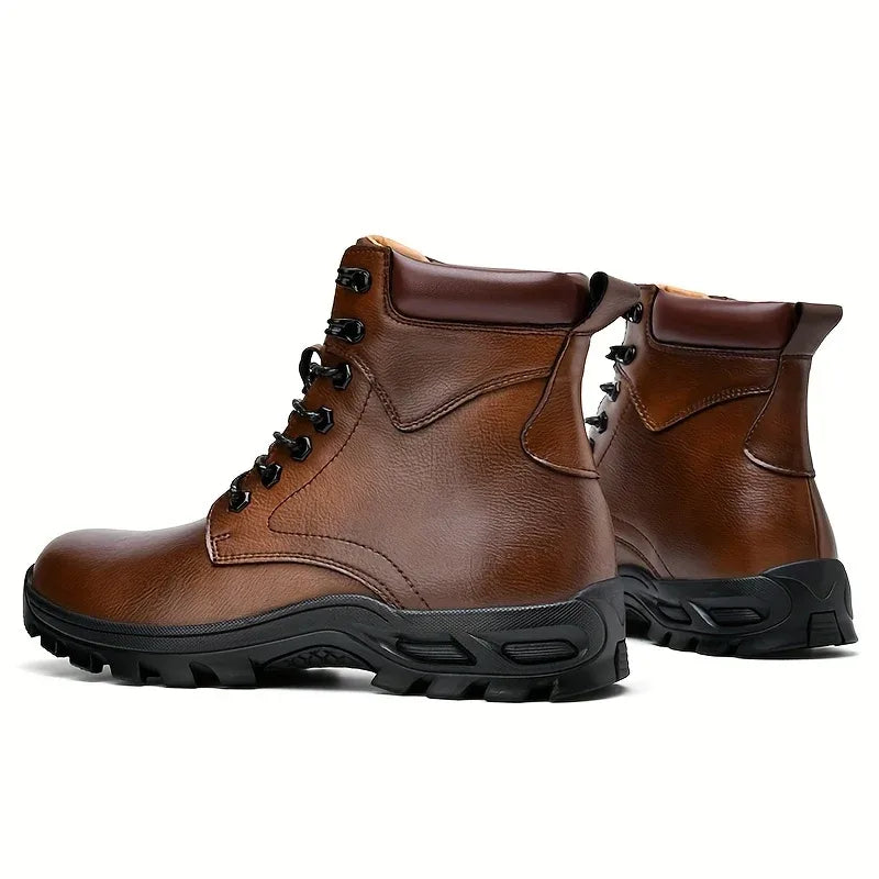 Men's Waterproof Ankle Boots Brown3.webp