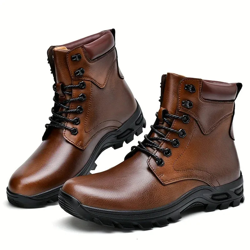 Men's Waterproof Ankle Boots Brown5.webp