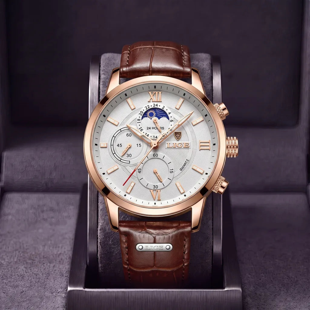 Bancroft | Vintage Watch - Color:Rose Gold White