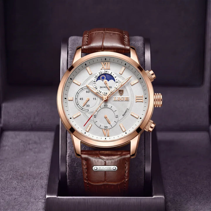 Bancroft | Vintage Watch - Color:Rose Gold White