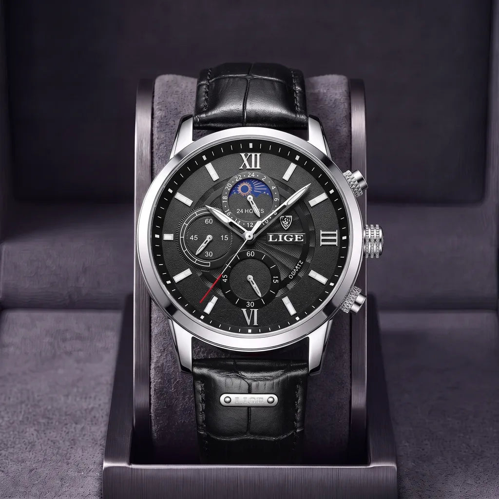 Bancroft | Vintage Watch - Color:Silver Black