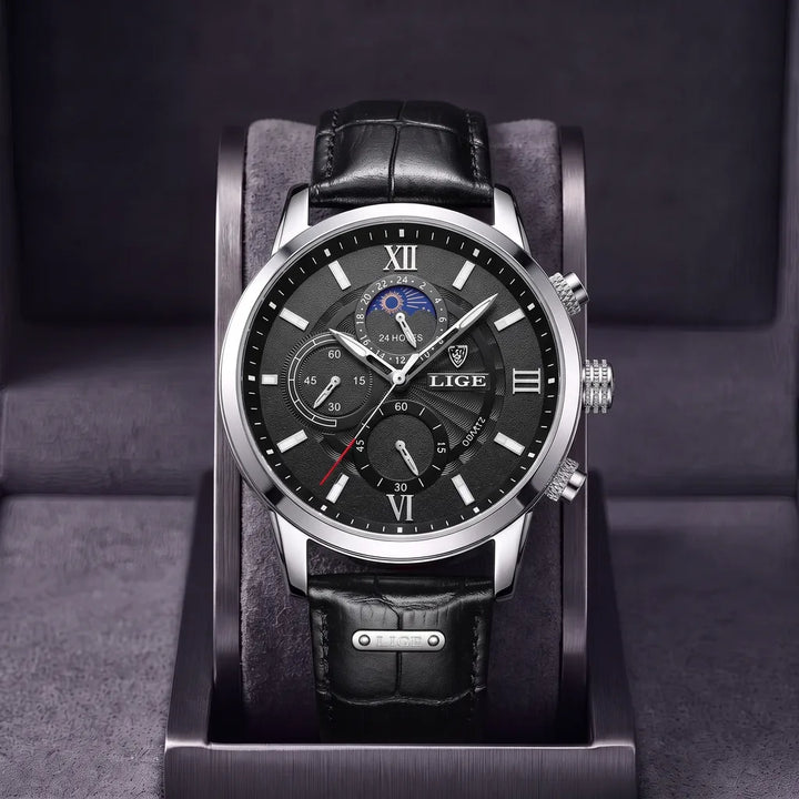 Bancroft | Vintage Watch - Color:Silver Black