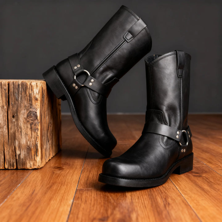 Barnaby | Mens Fall Cowboy Boots - Color:Black;Size:7