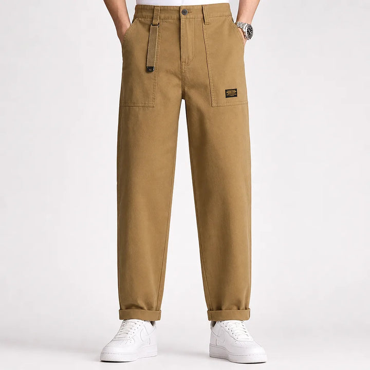 Barrett | Stylish Tactical Pants with Pockets - Color:Beige;Size:28