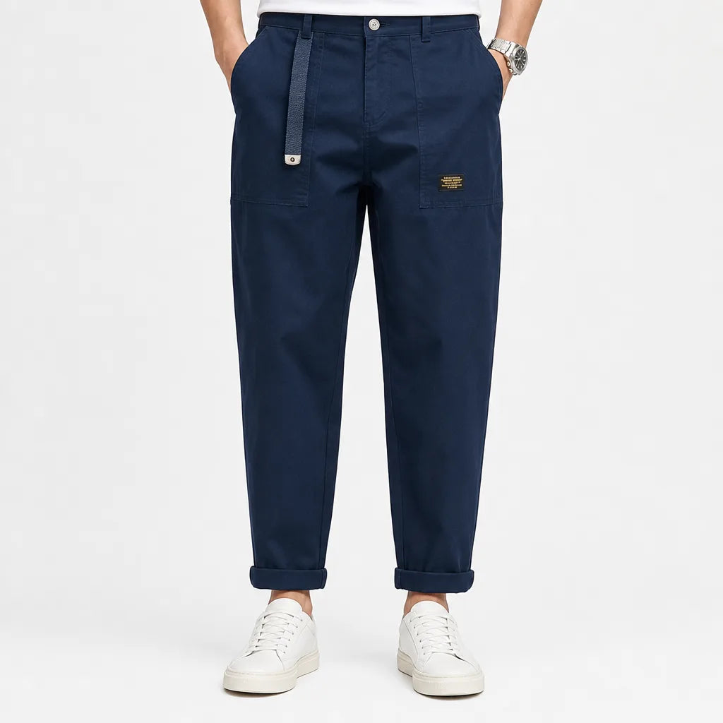 Barrett | Stylish Tactical Pants with Pockets - Color:Blue;Size:28