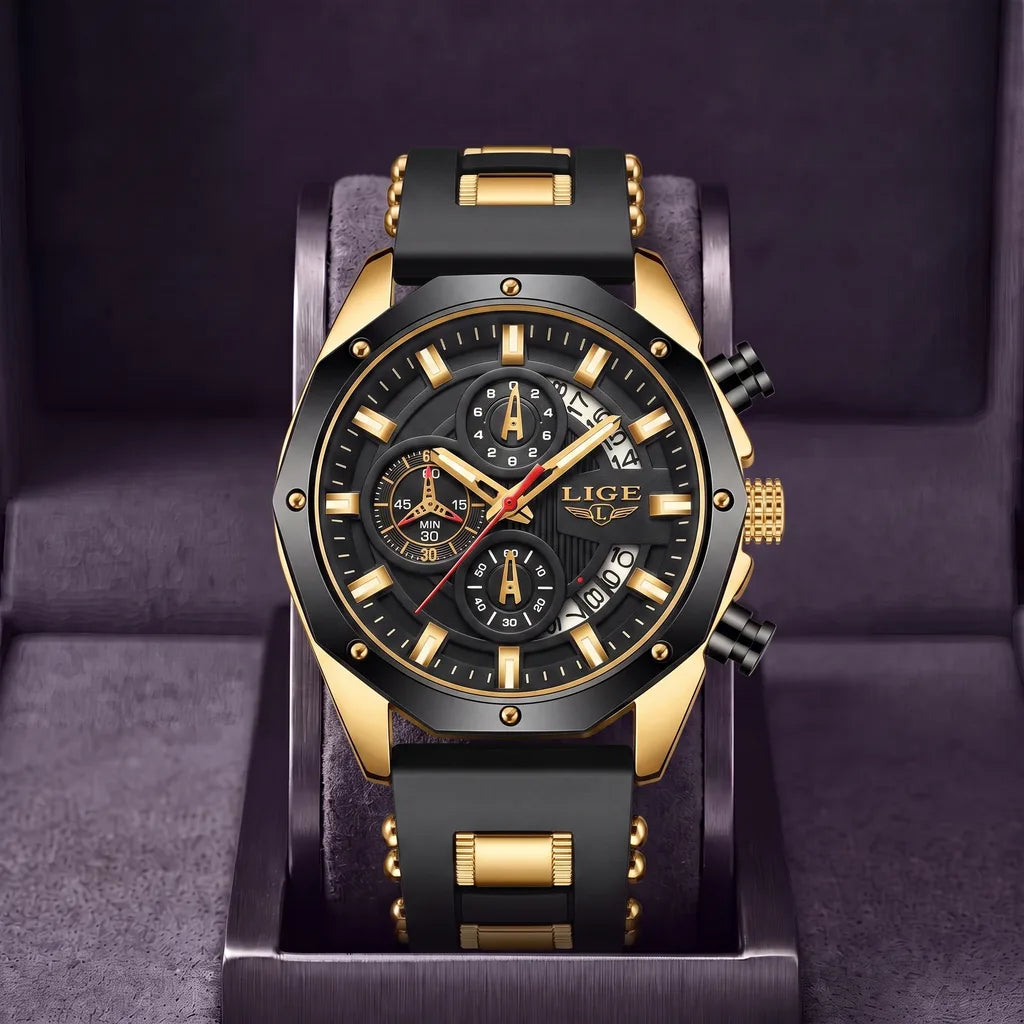 Beau | Sport Watch - Color:Gold/Black