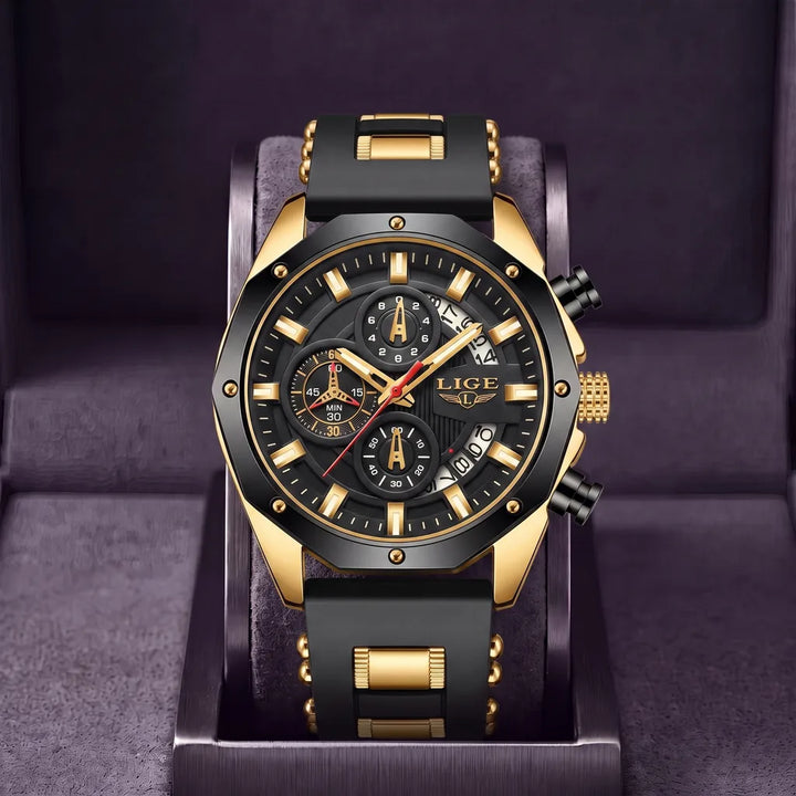 Beau | Sport Watch - Color:Gold/Black