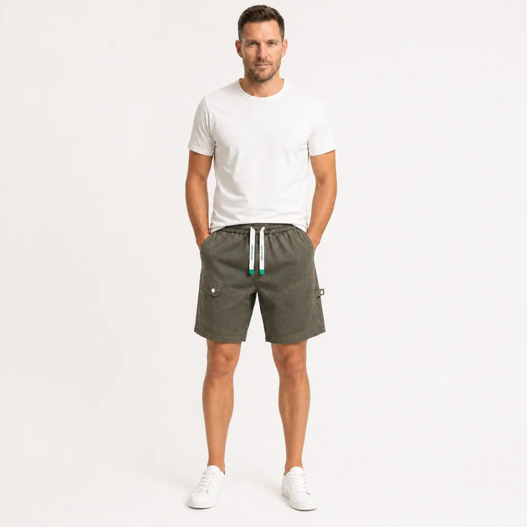 Men's Beckett Straight Cotton Shorts