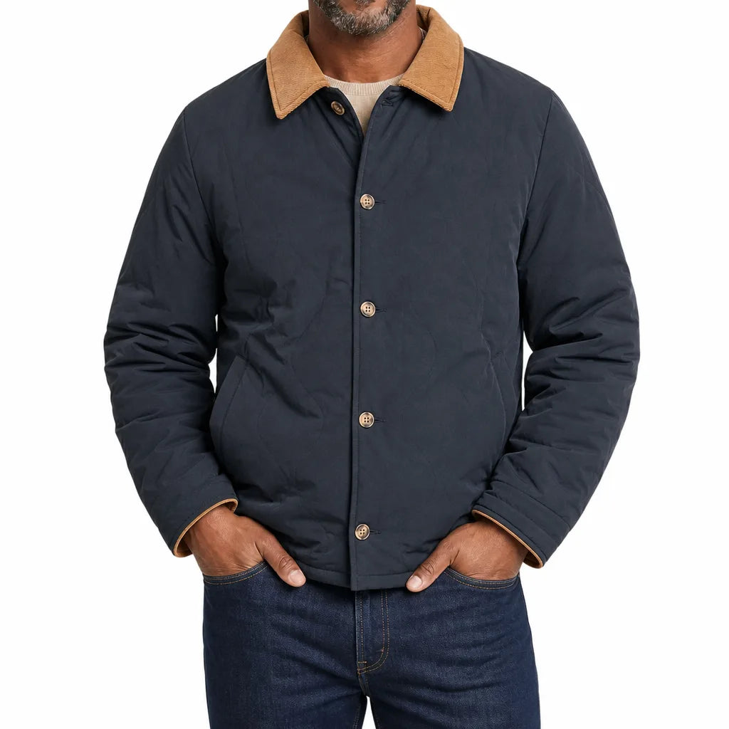 Beckett | Quilted Jacket - Color:Black;Size:S