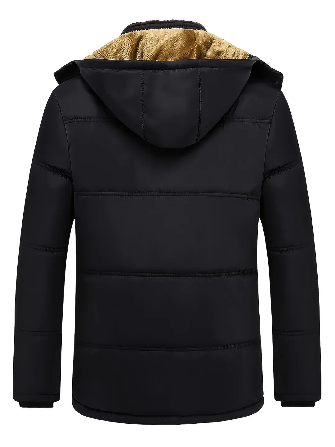 Men's Hooded Winter Padded Coat Black2.webp