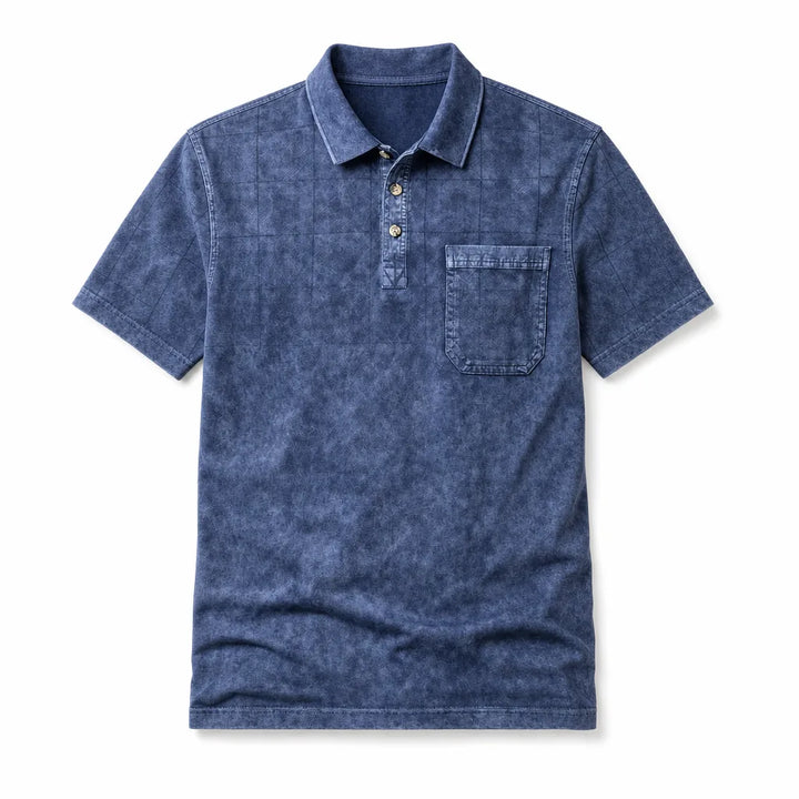 Benson Polo Shirt - Color:Blue;Size:M