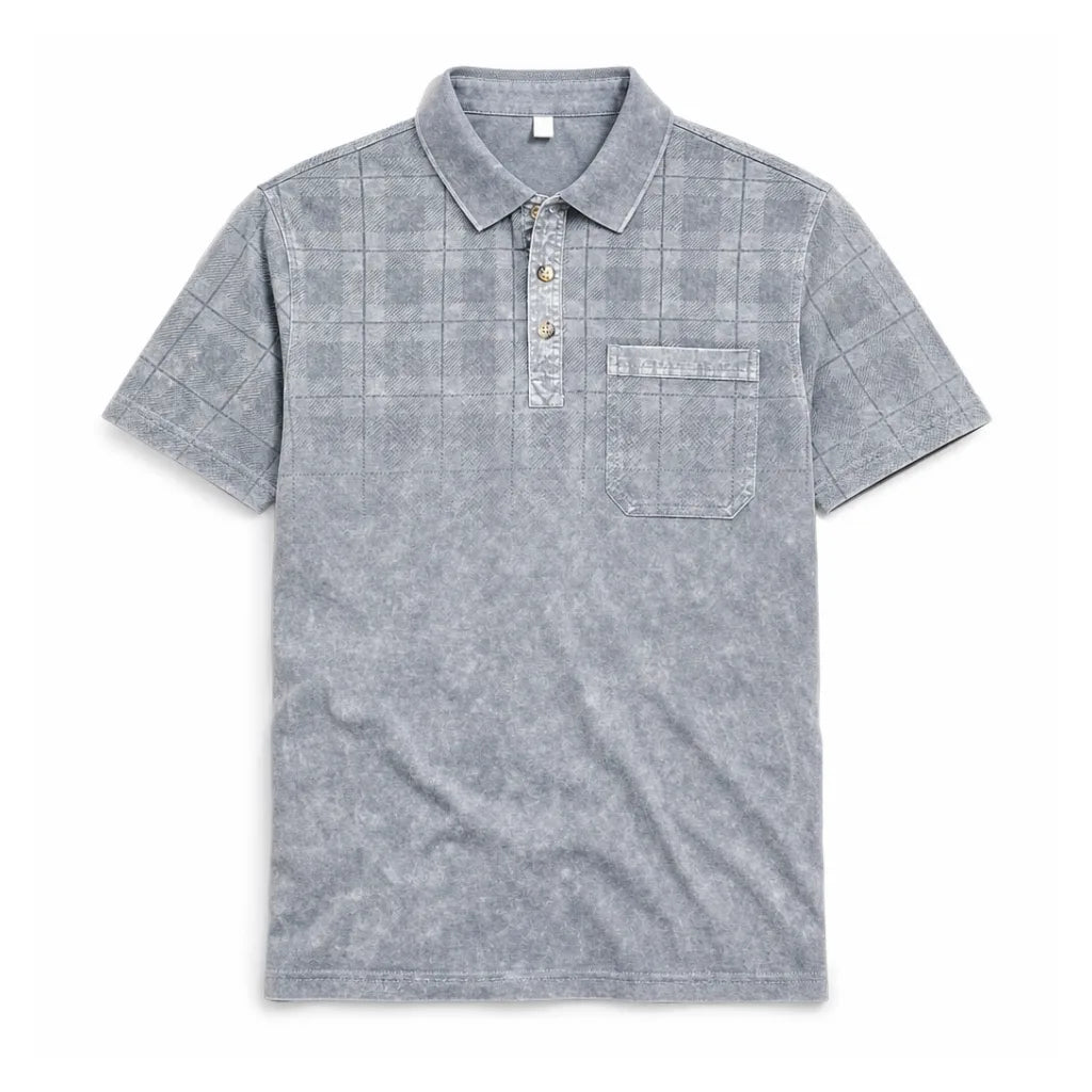 Benson Polo Shirt - Color:Gray;Size:M
