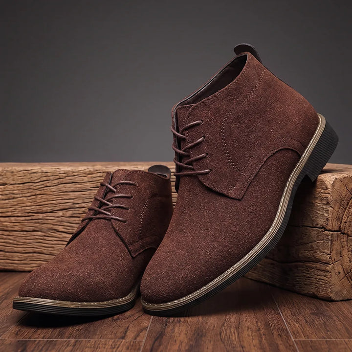 Billy | Men's Vintage Chukka Boots - Color:Brown;Size:39