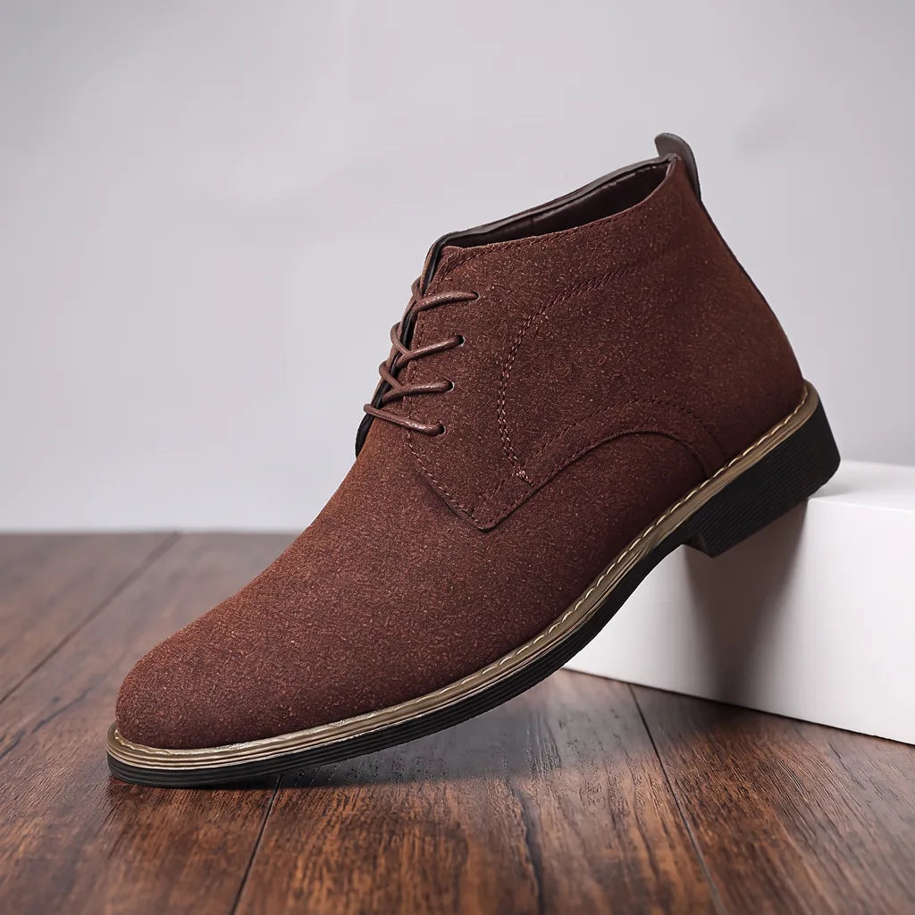 Men's Brown Freya Side-Zip Chelsea Boots