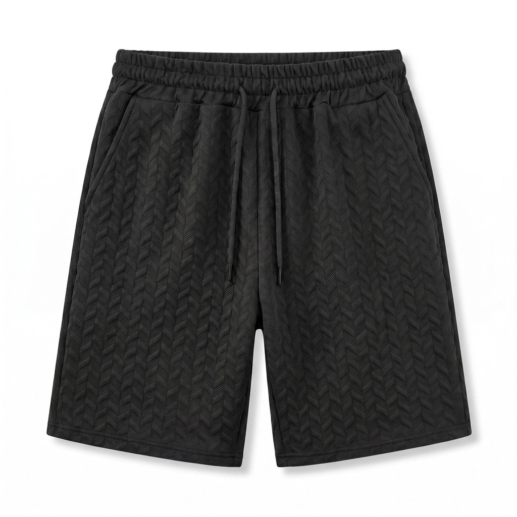 Zac Jacquard Shorts - Color:Black;Size:XS