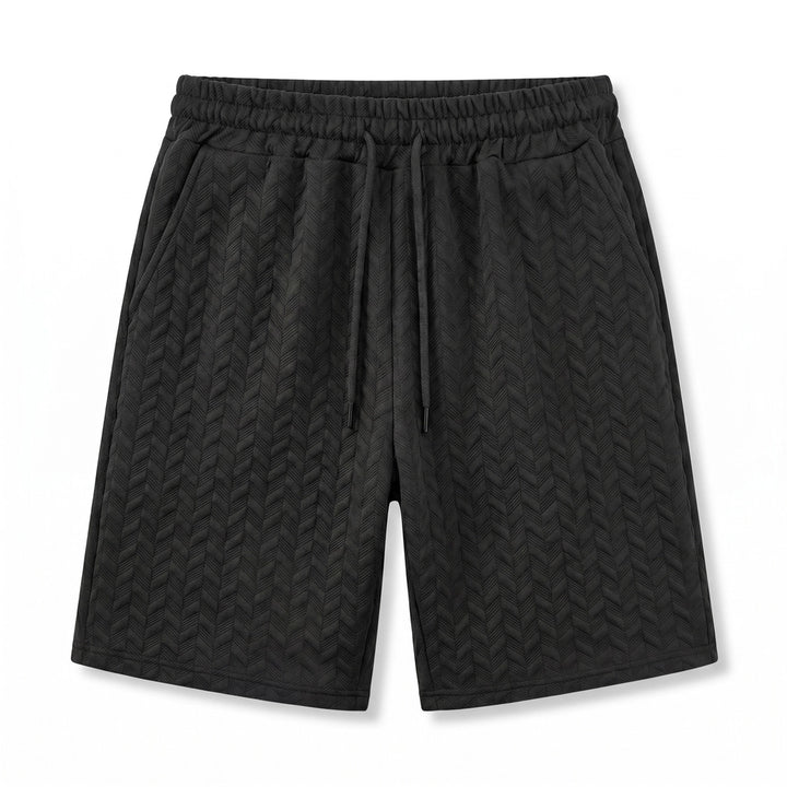 Zac Jacquard Shorts - Color:Black;Size:XS